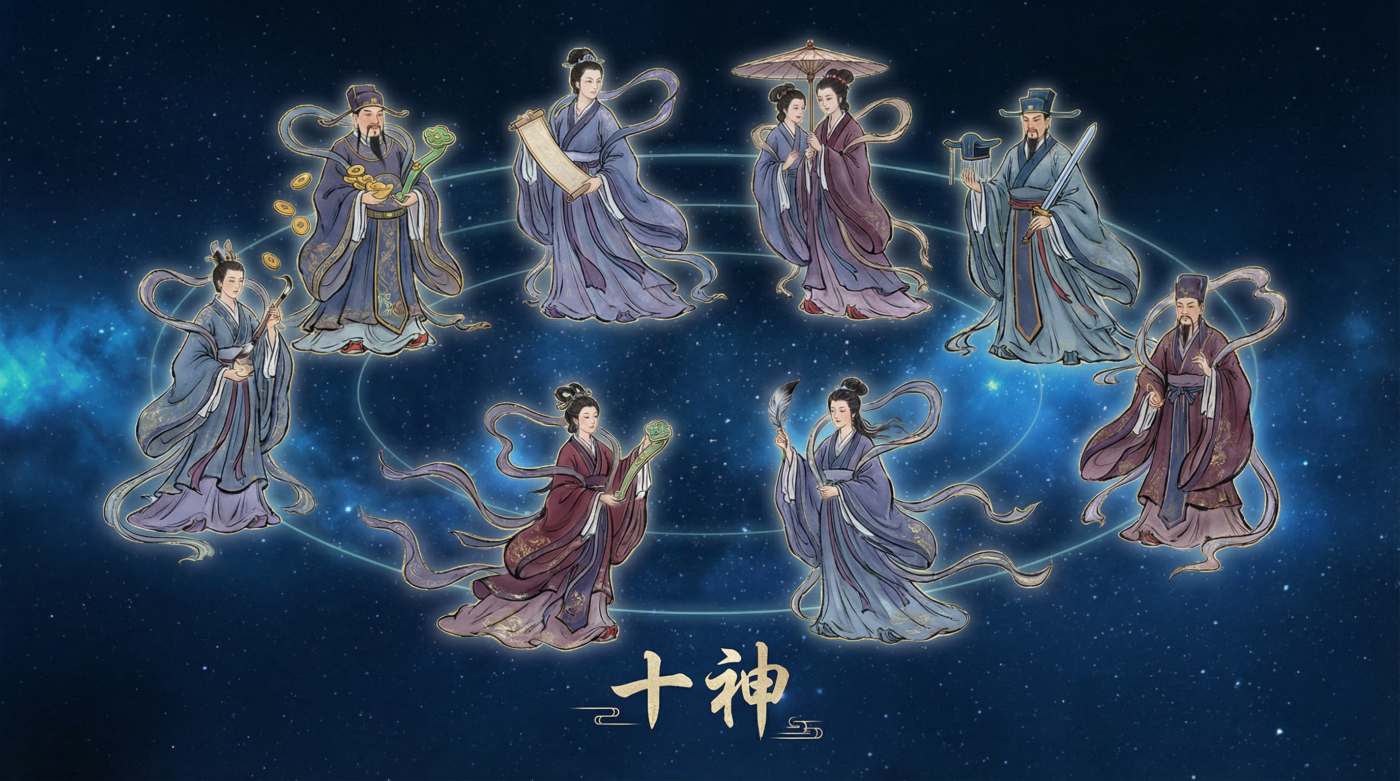 十神详解:解读命盘中的人际关系与人生角色